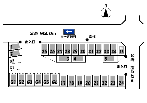 ワイズ・貴船 第１駐車場